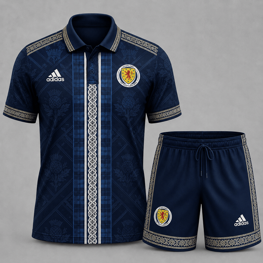 Scotland Premium WC26 Culture Polo & Shorts Set 0406 DatND DVT