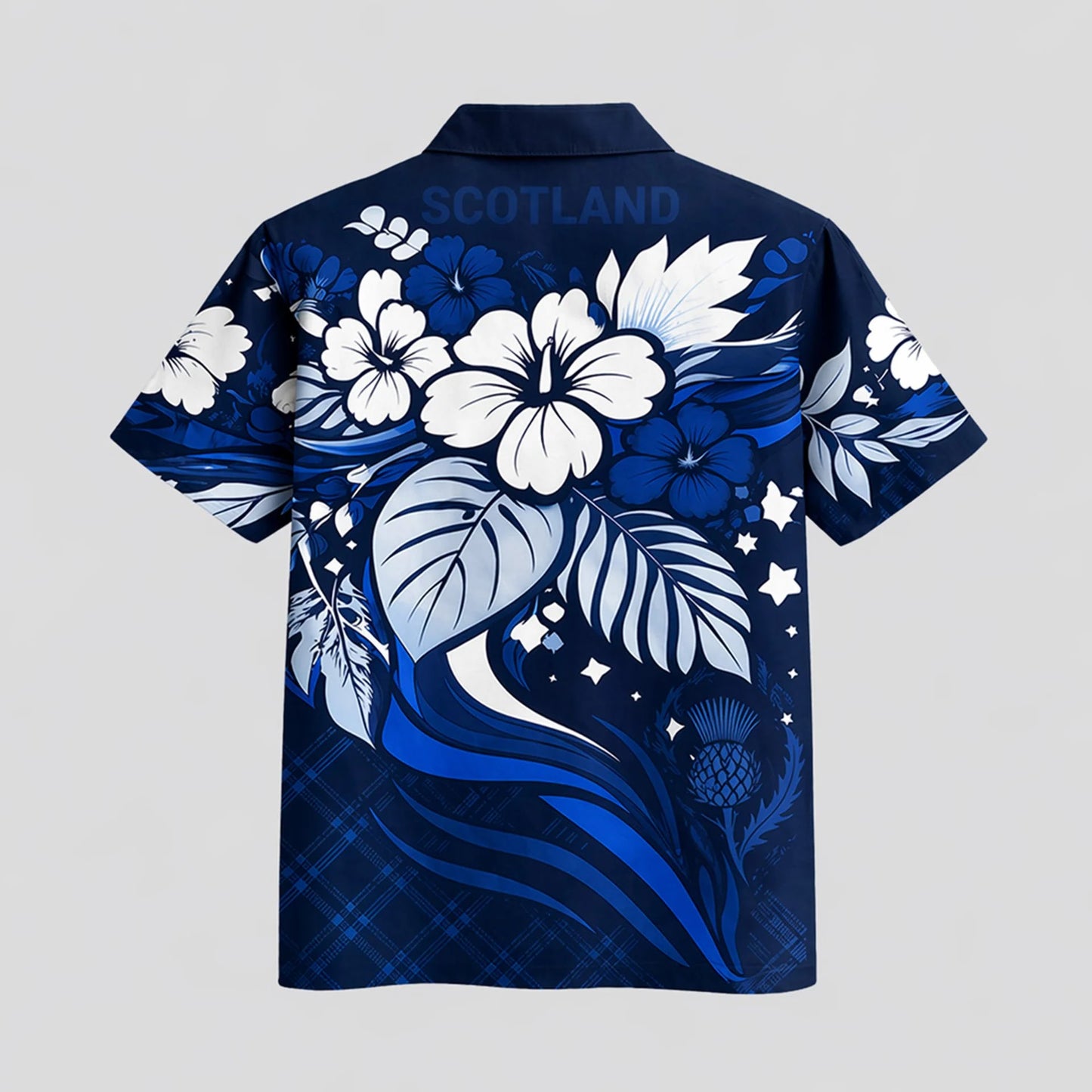 Scotland World Cup 2026 Floral Hawaiian Shirt PVT02 DATND LBN 90526