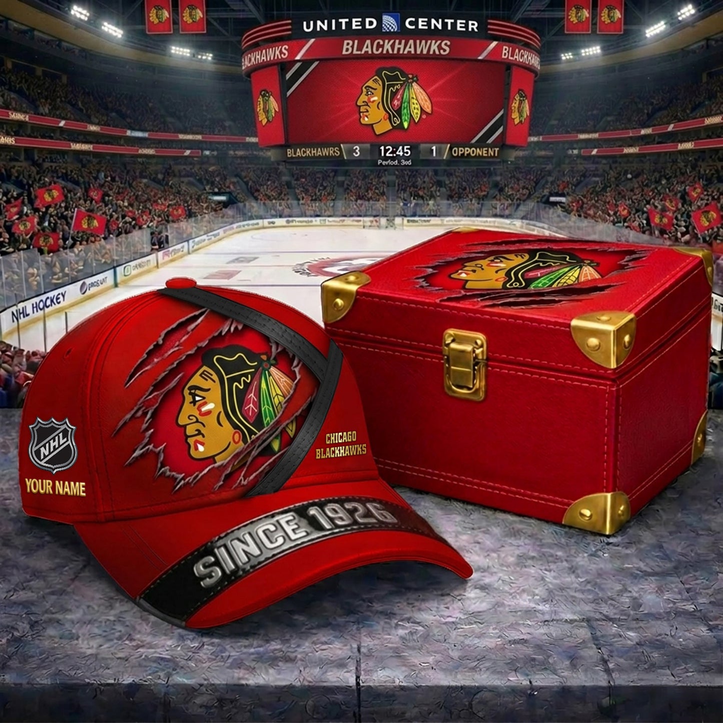 Signature Series NHL x CB BESPOKE CRACK CUSTOM NAME HAT V3 NDT NHM 270426