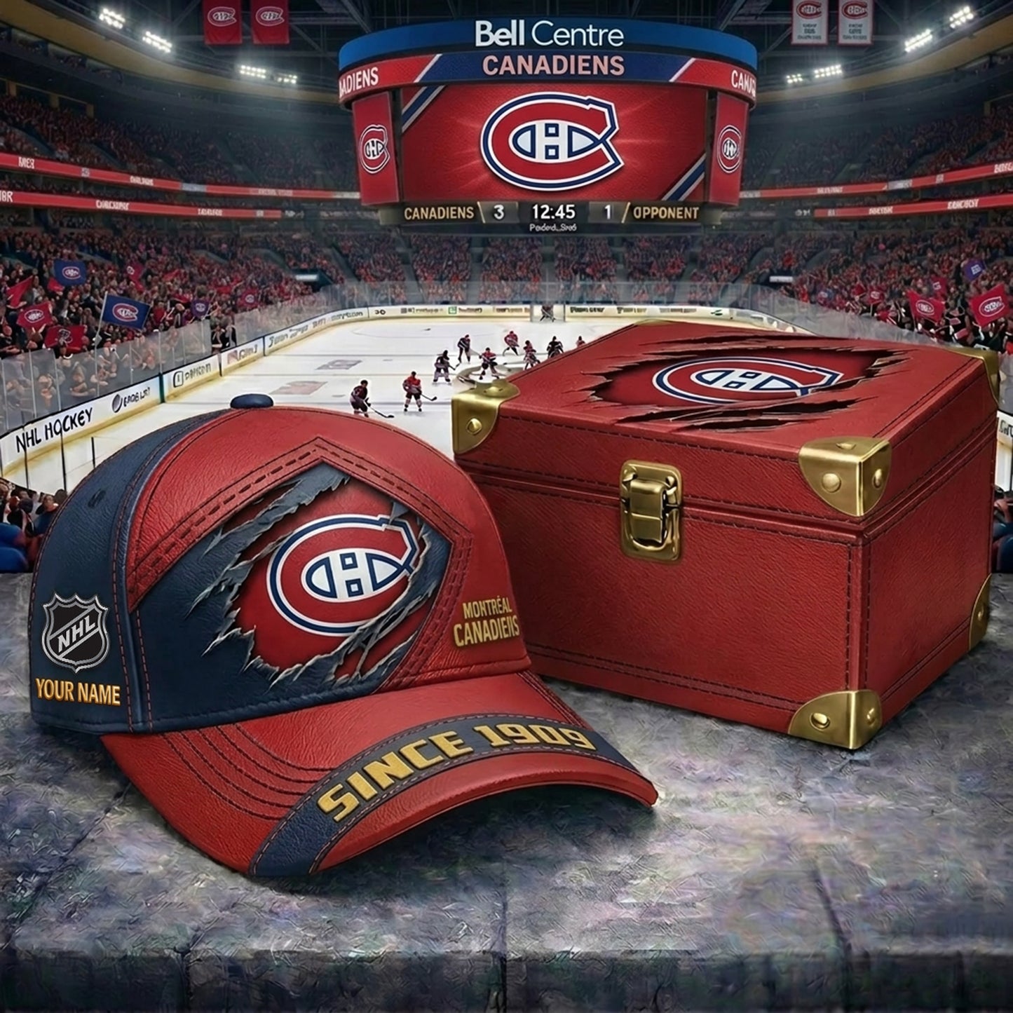 Signature Series NHL x MC BESPOKE CRACK CUSTOM NAME HAT V1 PLUS NDT NHM 250426