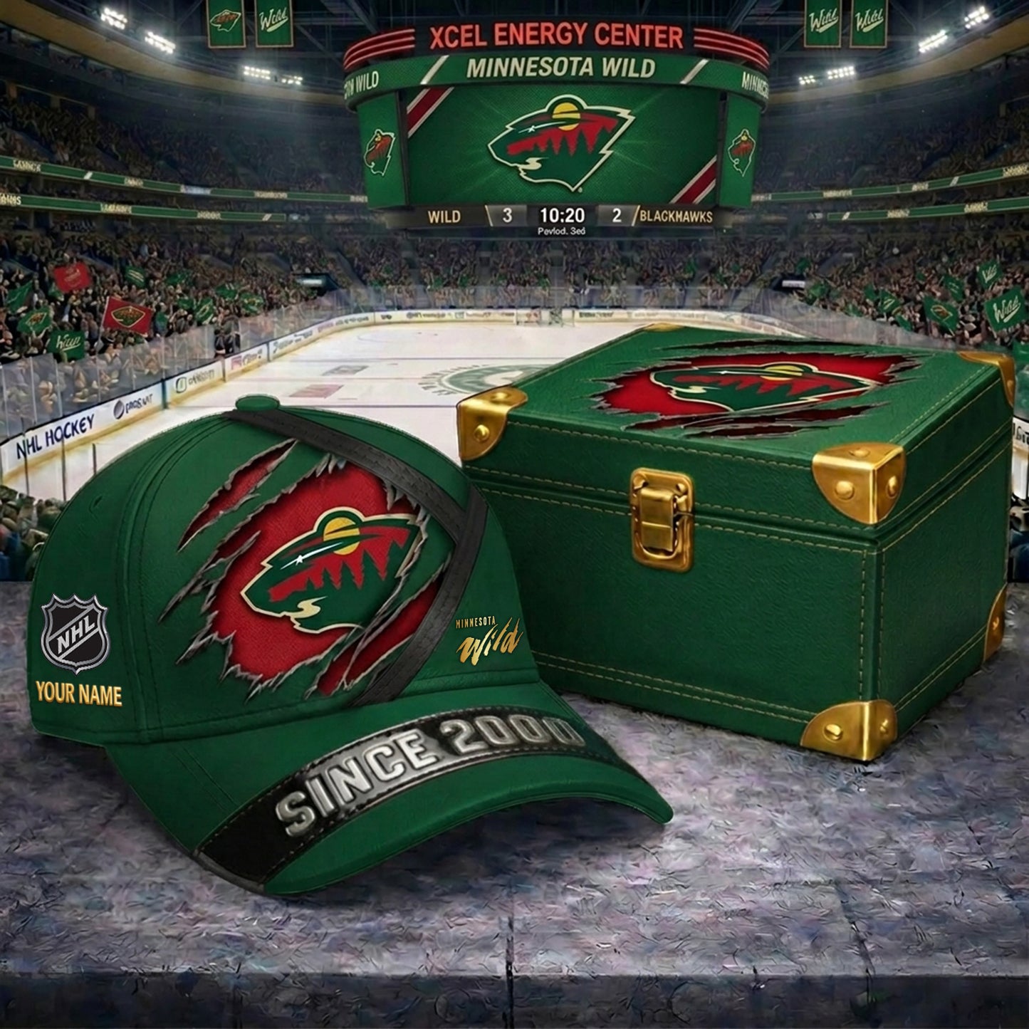 Signature Series NHL x MW BESPOKE CRACK CUSTOM NAME HAT V3 NDT NHM 270426