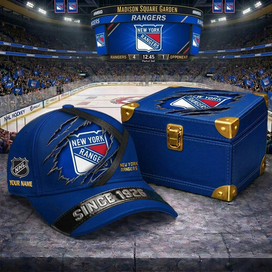 Signature Series NHL x NYR BESPOKE CRACK CUSTOM NAME HAT V3 NDT NHM 270426