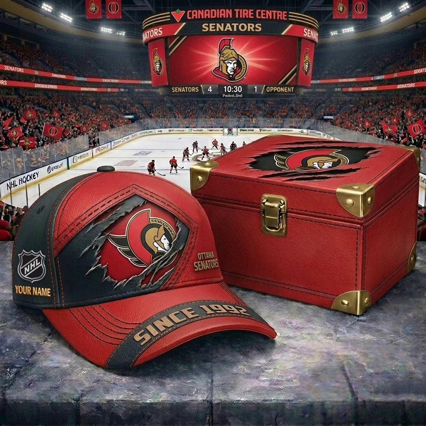 Signature Series NHL x OS BESPOKE CRACK CUSTOM NAME HAT V1 PLUS NDT NHM 250426
