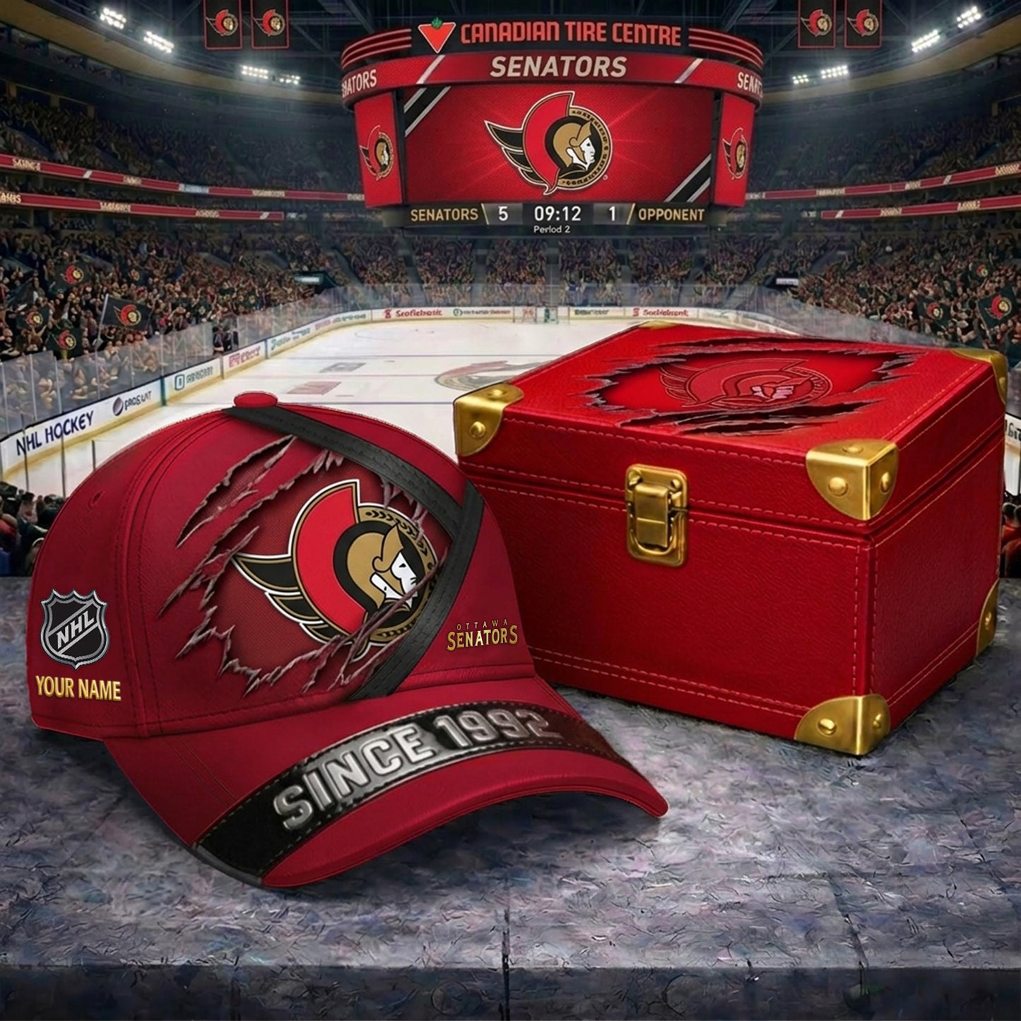 Signature Series NHL x OS BESPOKE CRACK CUSTOM NAME HAT V3 NDT NHM 270426