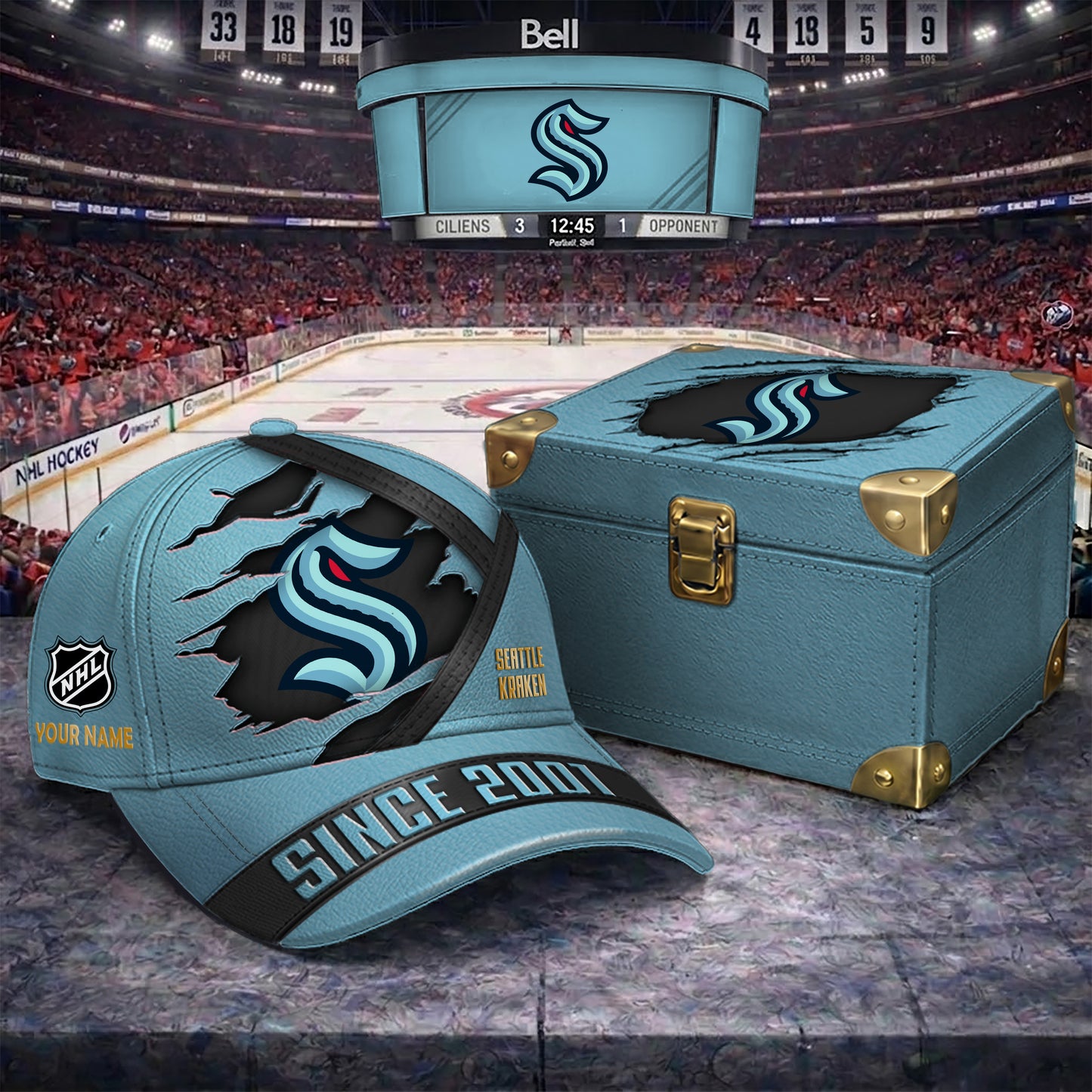 Signature Series NHL x SK BESPOKE CRACK CUSTOM NAME HAT V2 PLUS NDT NTN 250426