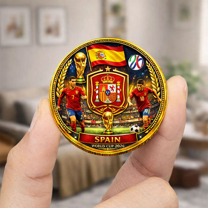 Spain Premium World Cup Commemorative Coin DDT CTND