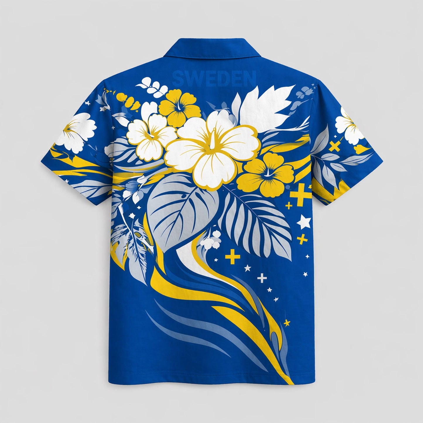 Sweden World Cup 2026 Floral Hawaiian Shirt PVT02 DATND LBN 90526