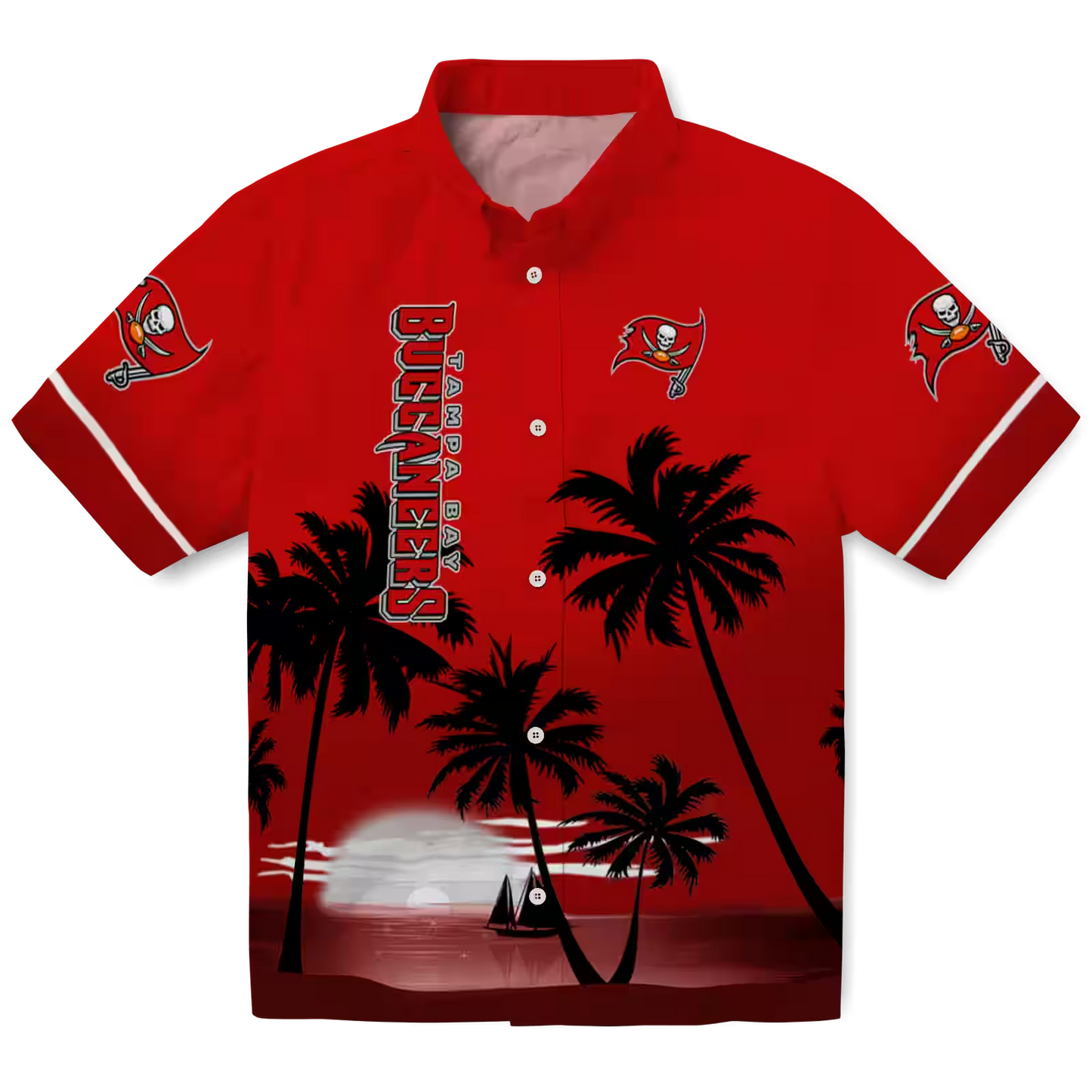 TB x NFL Hawaiian Shirt – Beach Sunset DATND TANTD 270526
