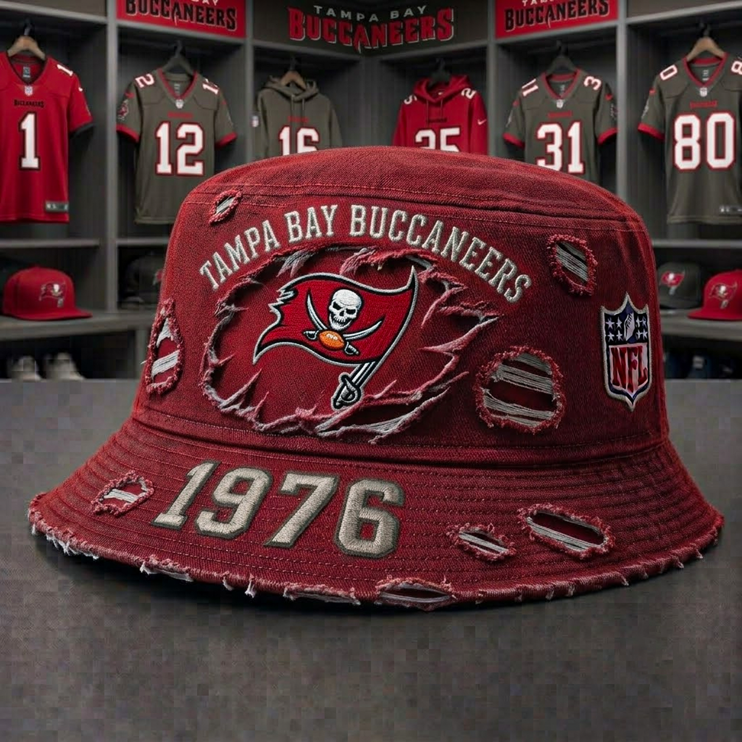 TB x NFL Premium Buket Hat 2906