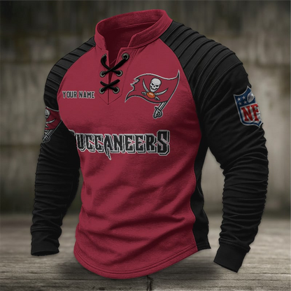 TBB x NFL Men Stand Collar Long Sleeve Top DDT  CTND