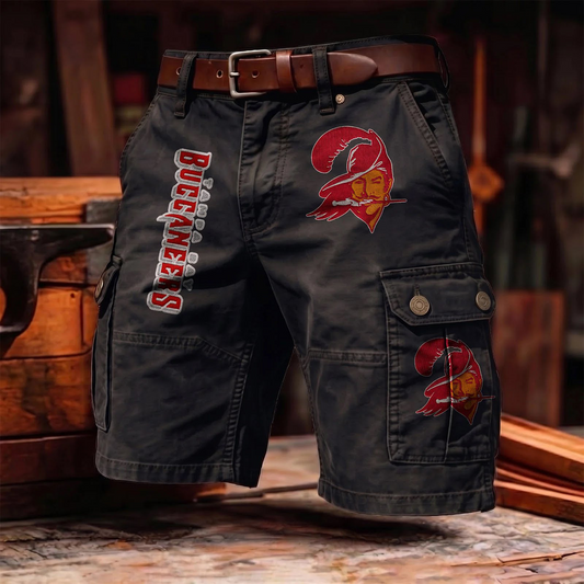 TBB x NFL Men's cotton cargo shorts 80526 LBN