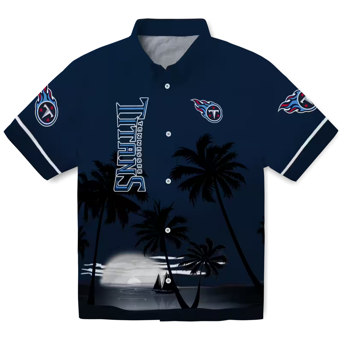 TEN x NFL Hawaiian Shirt – Beach Sunset DATND TANTD 270526