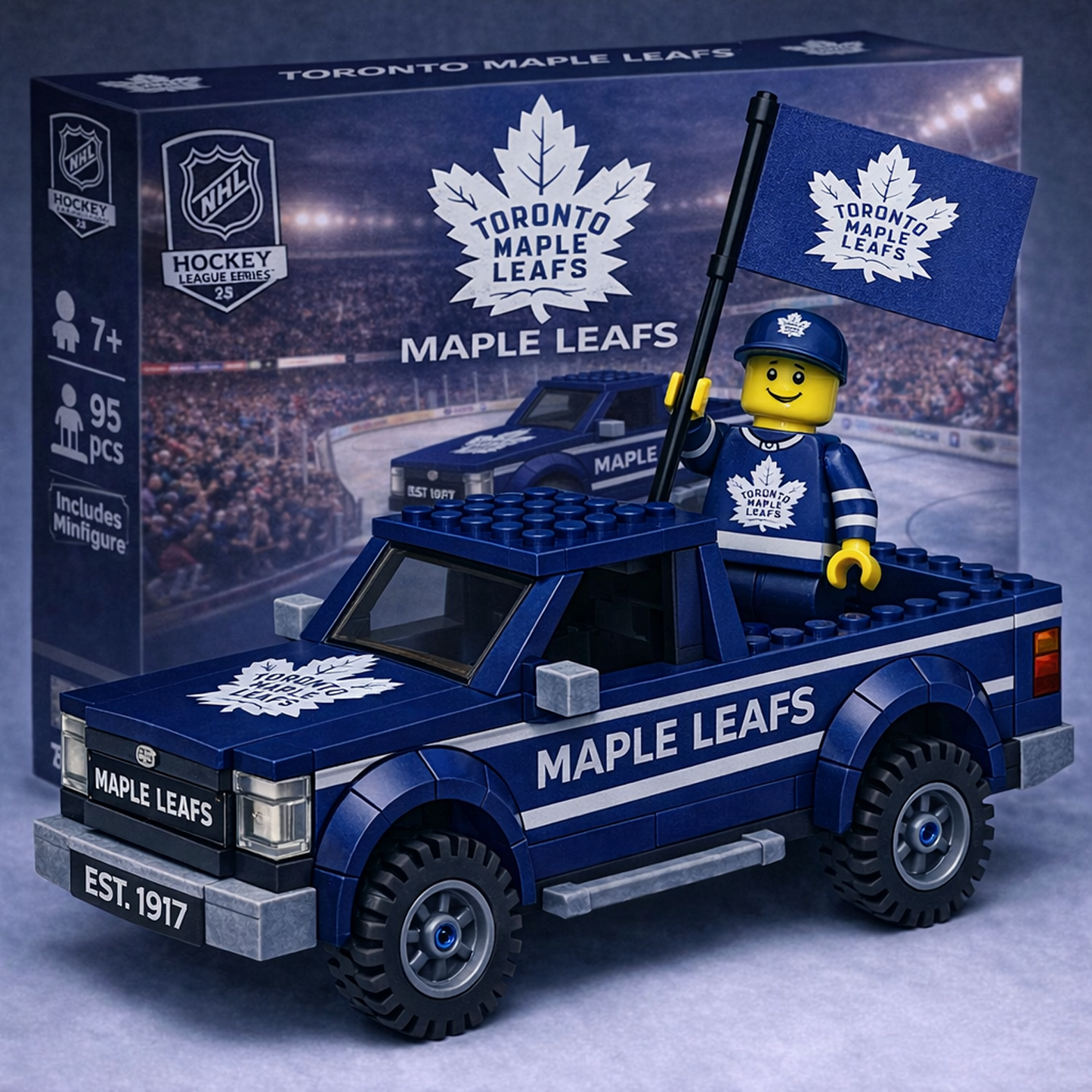 TOR x NHL Building Blocks Truck Toy Set V1 DatND DVT