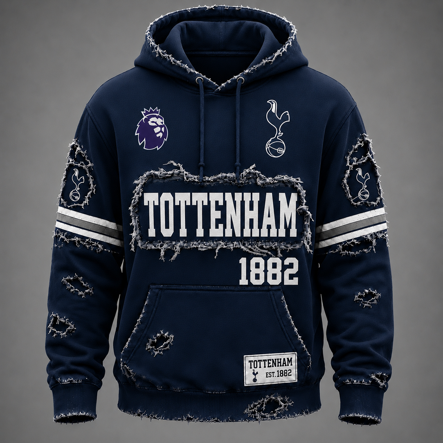 TOT x EPL Distressed Premium Hoodie 1106