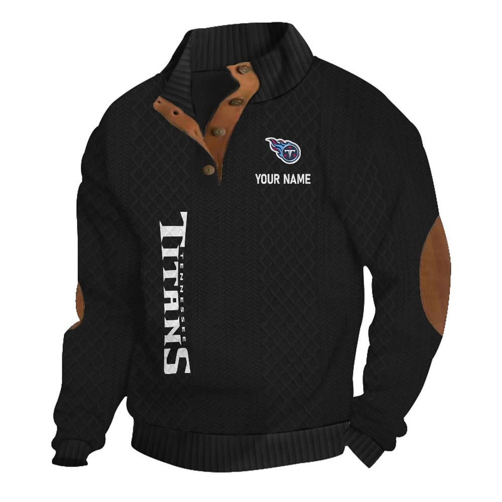 TT NFL Basic Knitted Stand Collar Sweatshirt DDT CTND