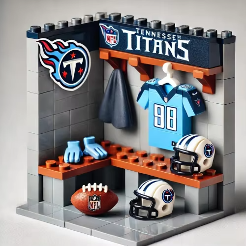 NFL Teams Custom Building Blocks Creative Peripheral Gift Model Toy Mini Changing Room Professional Football League Teams DDT HLP HLPHUONG