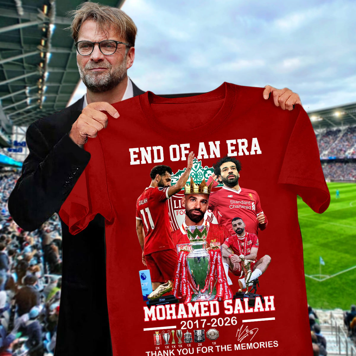 Thank You For All, M.Salah Premium V20 Shirt DDT 270326 NTL