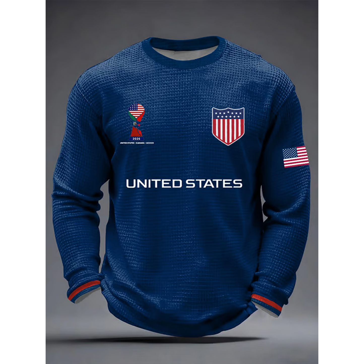 USA Print Soccer Shirt V1 DATND TANTD 040626