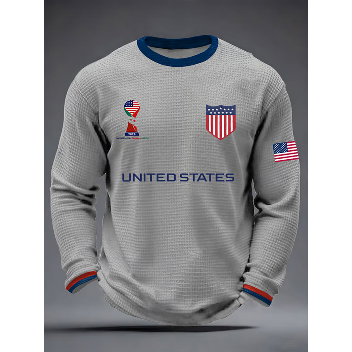 USA Print Soccer Shirt V1 DATND TANTD 040626