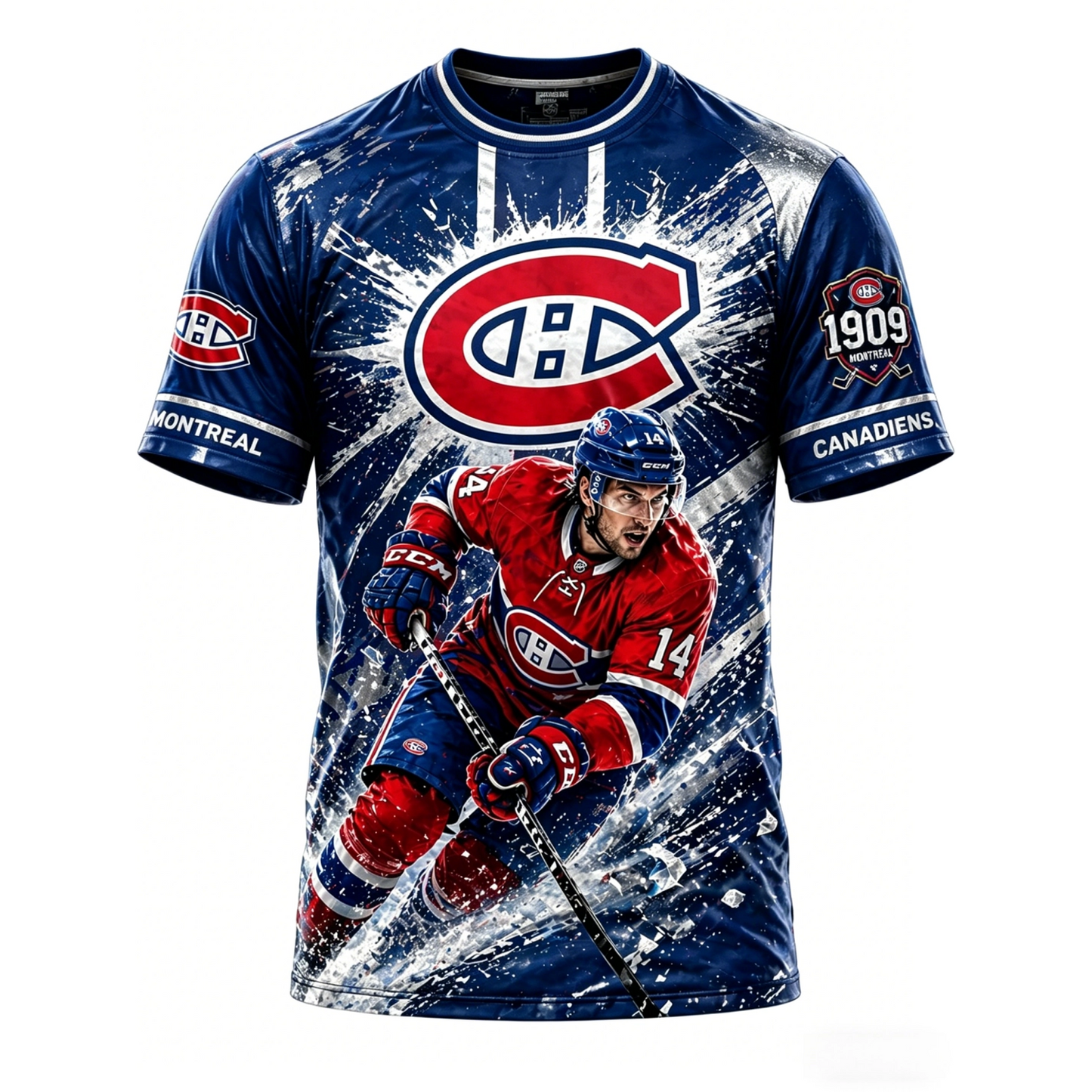Unisex MC x NHL Inspired Trendy T-shirt V1 DATND TANTD 140526