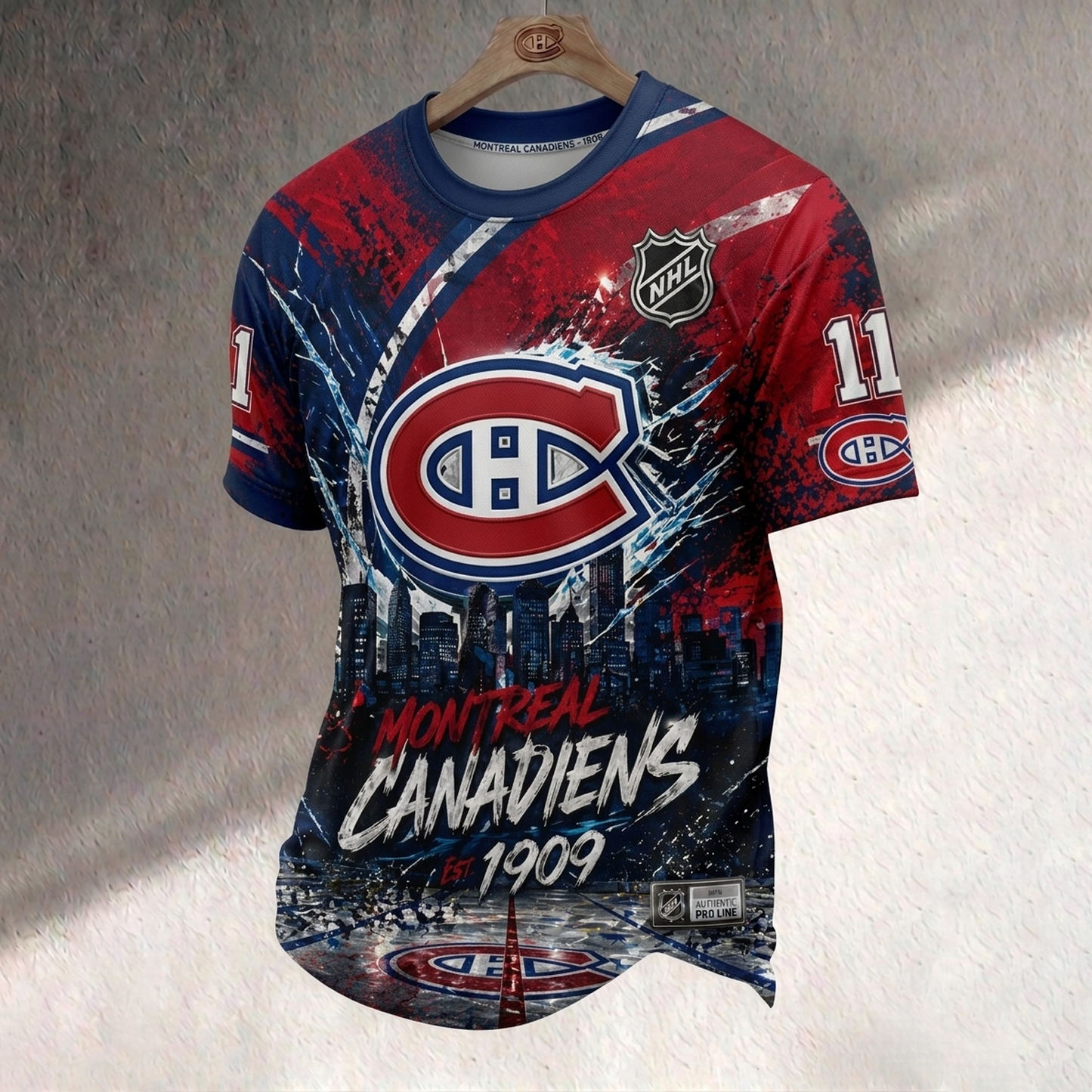 Unisex MC x NHL Inspired Trendy T-shirt V12 DATND TANTD 140526