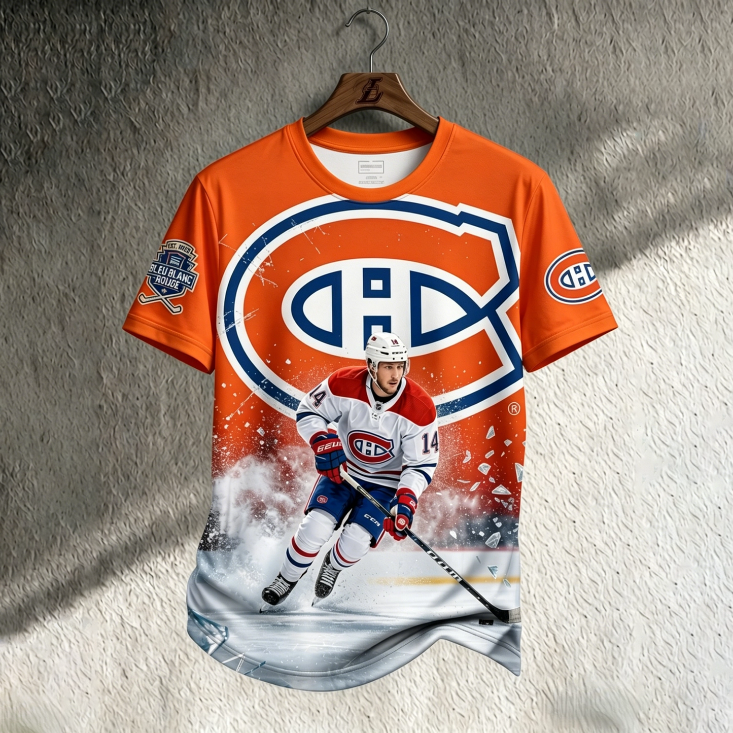 Unisex MC x NHL Inspired Trendy T-shirt V13 DATND TANTD 140526