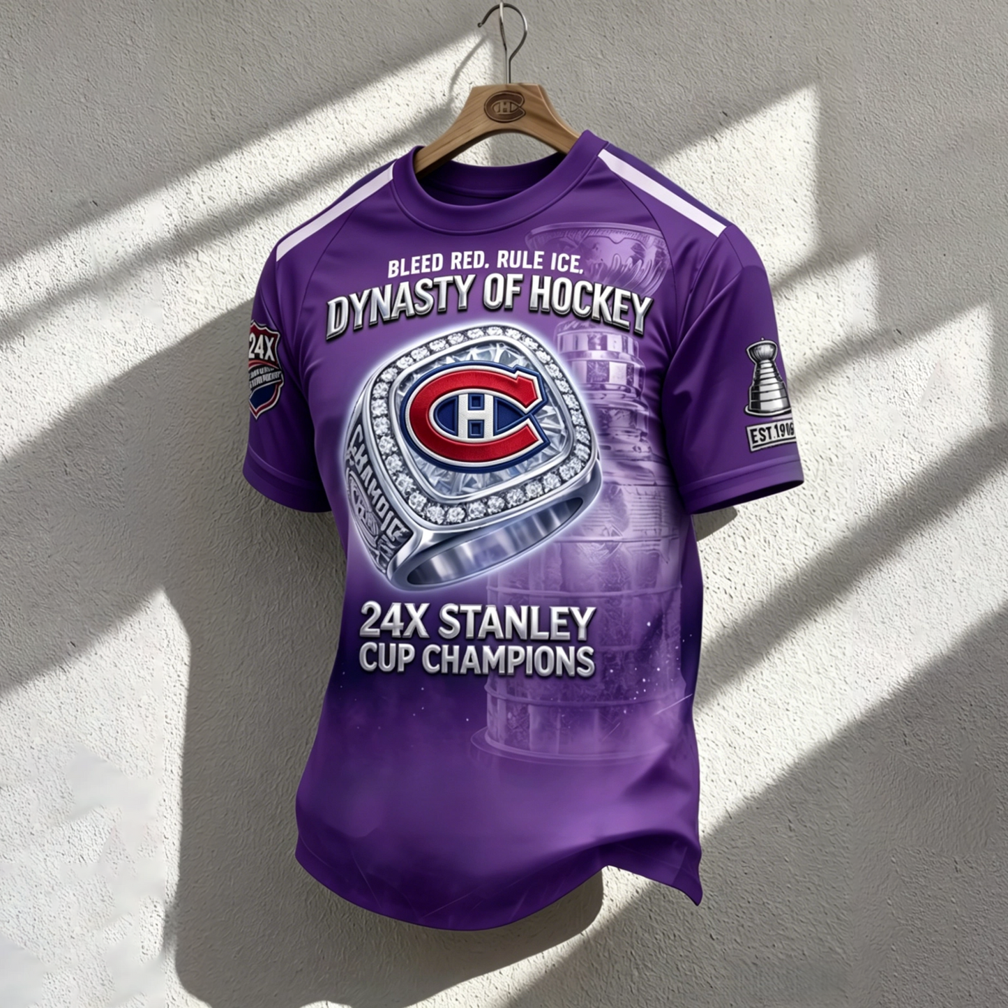 Unisex MC x NHL Inspired Trendy T-shirt V18 DATND TANTD 140526