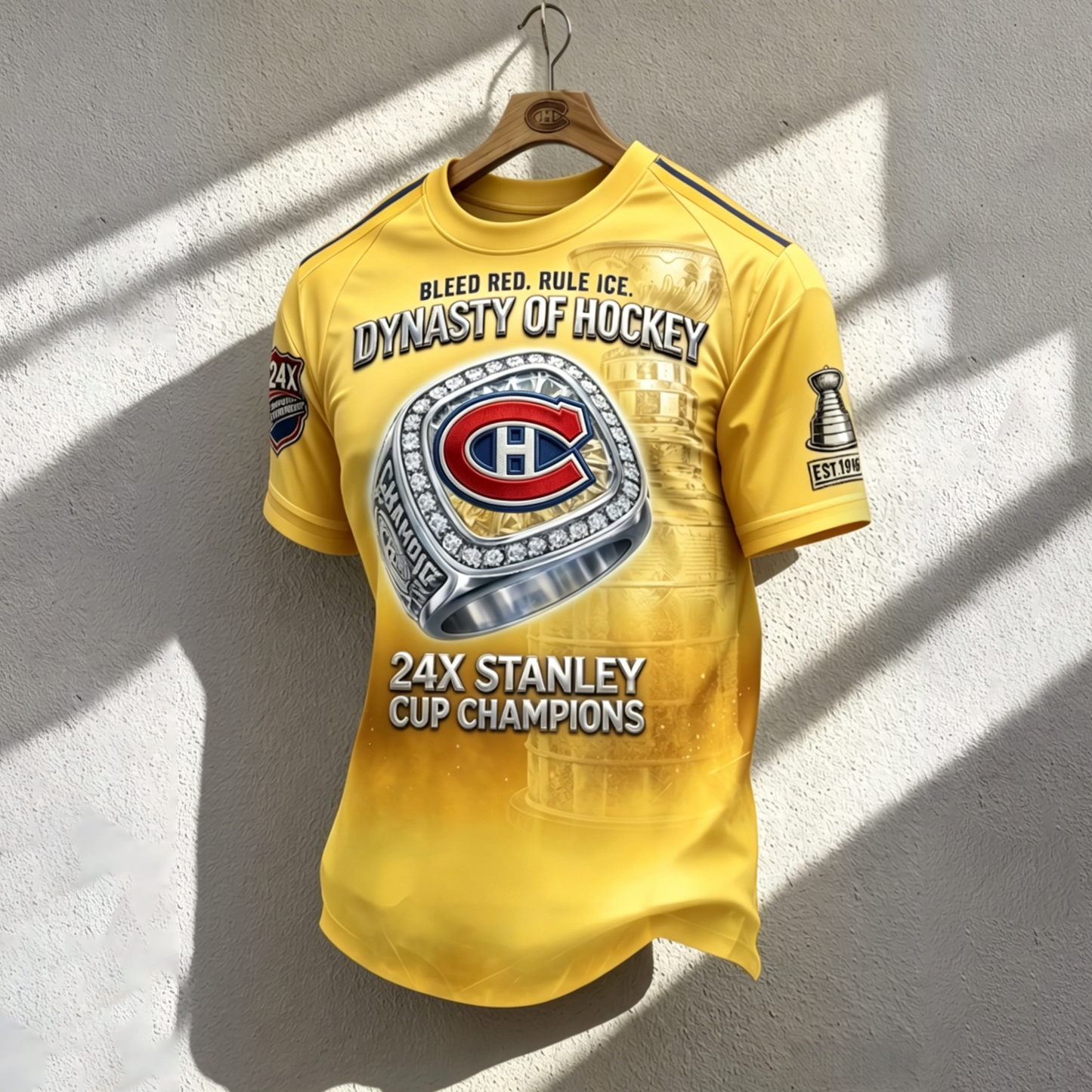 Unisex MC x NHL Inspired Trendy T-shirt V18 DATND TANTD 140526