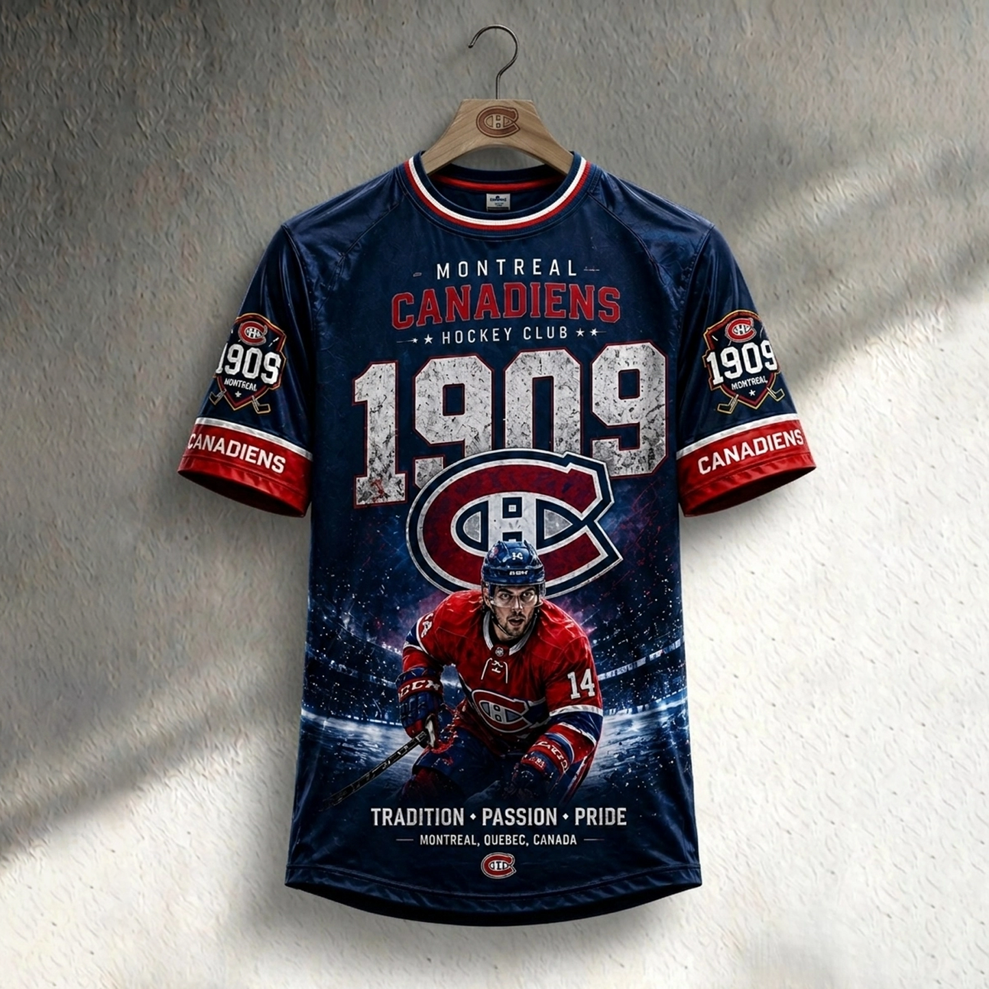 Unisex MC x NHL Inspired Trendy T-shirt V18 DATND TANTD 140526