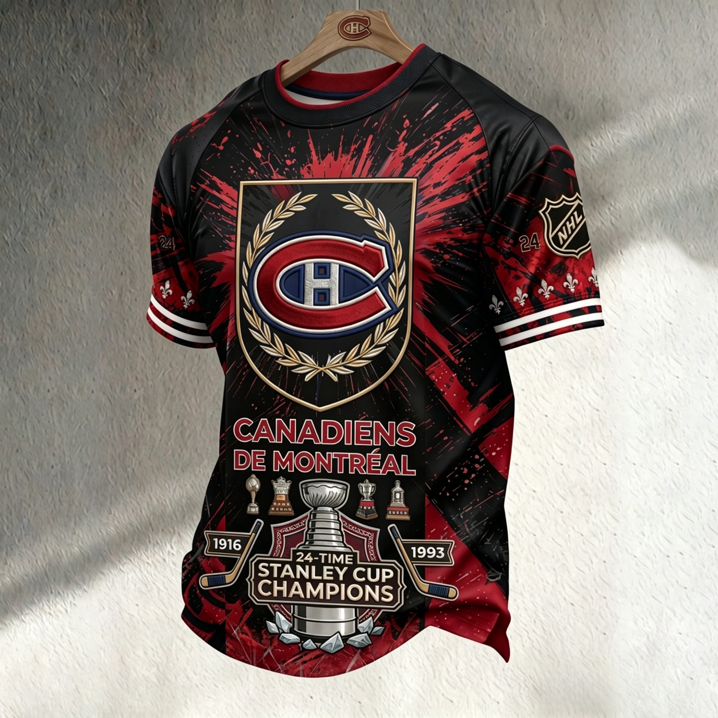 Unisex MC x NHL Inspired Trendy T-shirt V3 DATND TANTD 140526