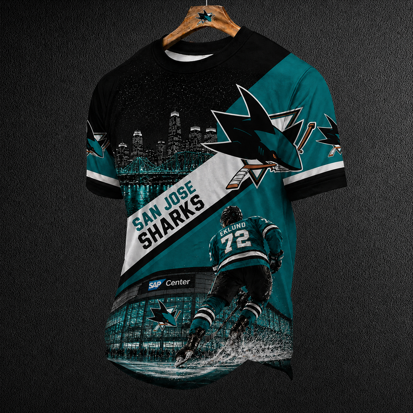 Unisex SJS x NHL Inspired Trendy T-shirt DATND TANTD 140526