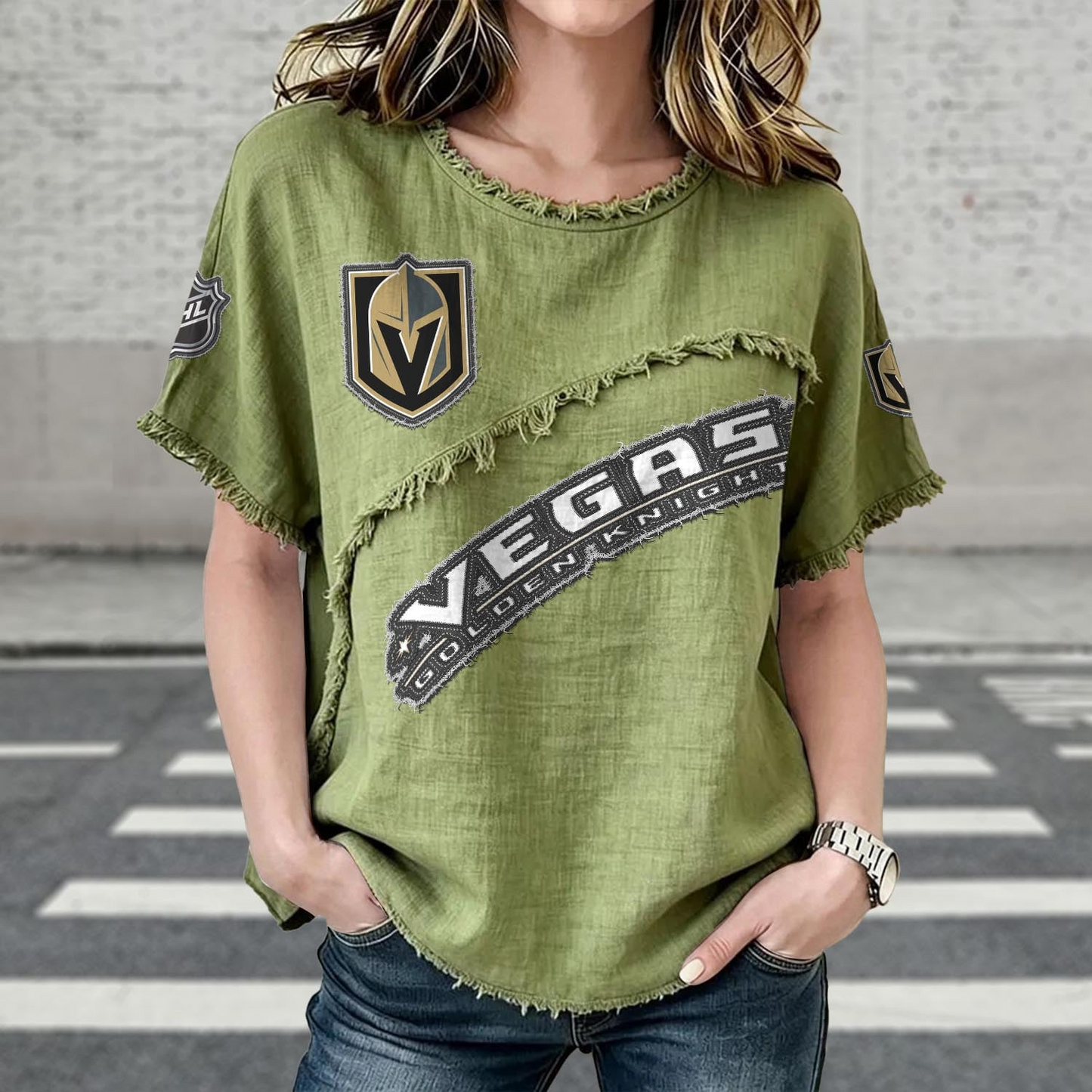 VGK x NHL Women’s Vintage O-Neck 2905 DatND DVT