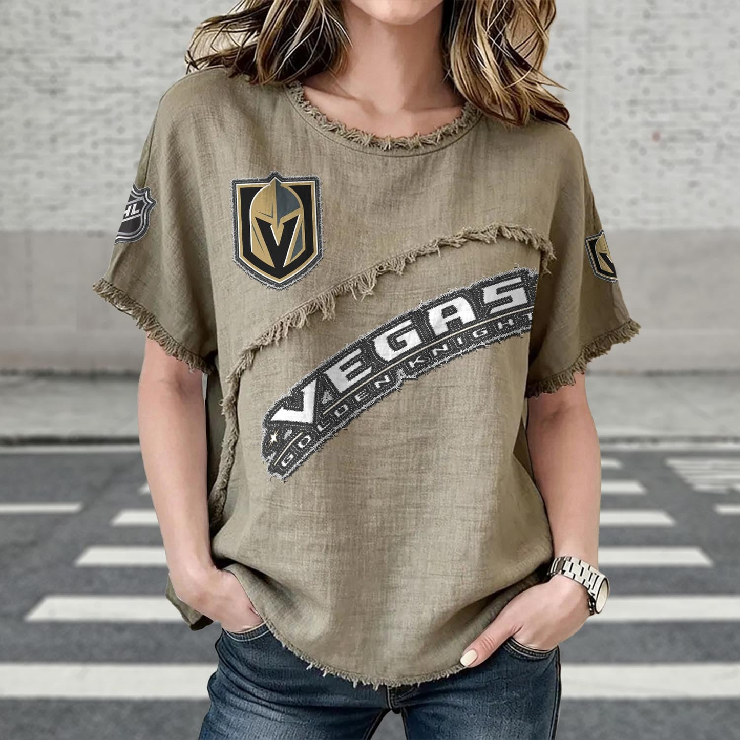 VGK x NHL Women’s Vintage O-Neck 2905 DatND DVT