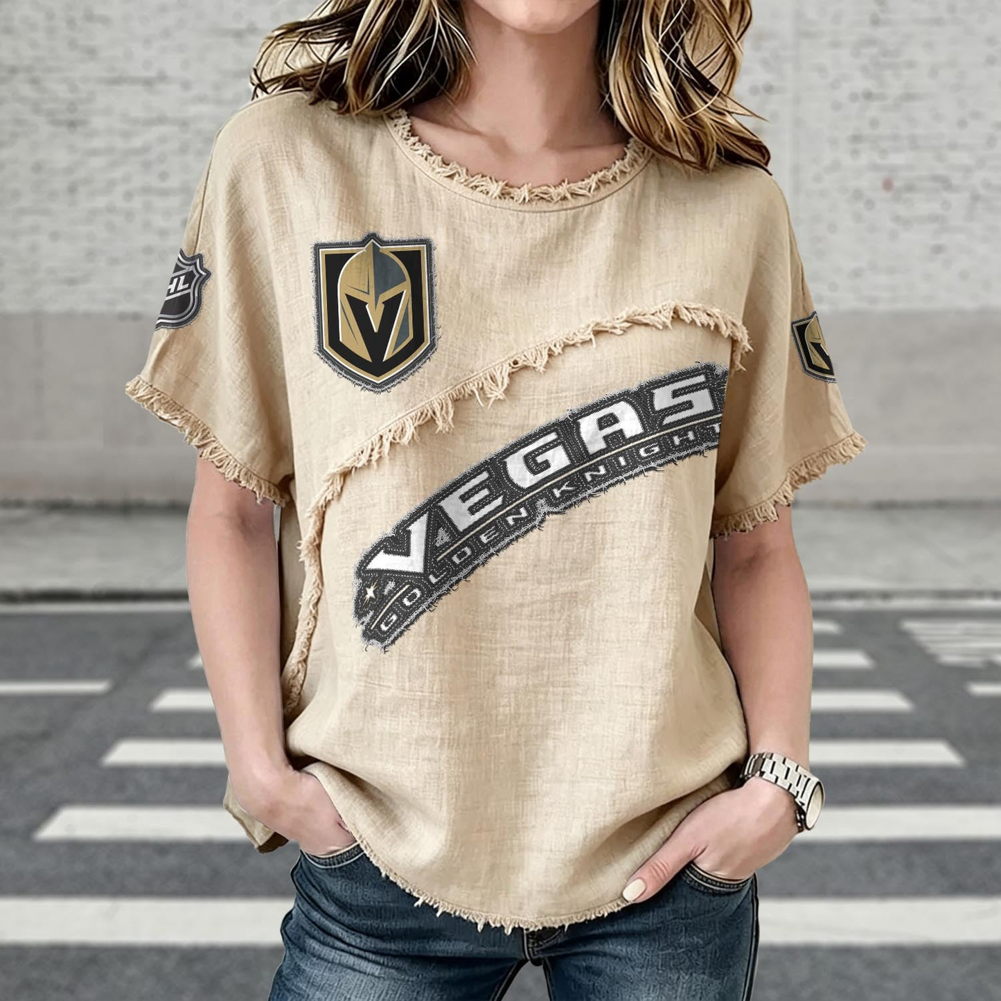 VGK x NHL Women’s Vintage O-Neck 2905 DatND DVT