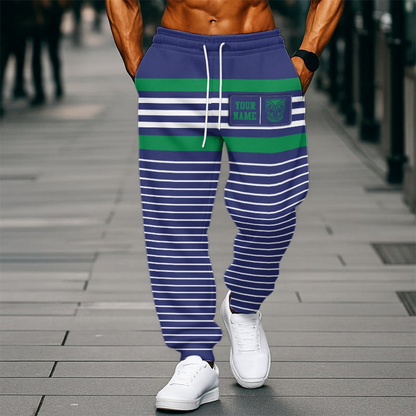 WAR x NRL Casual Long Pants Custom Name Gift For Fan DDT 190326 NTL