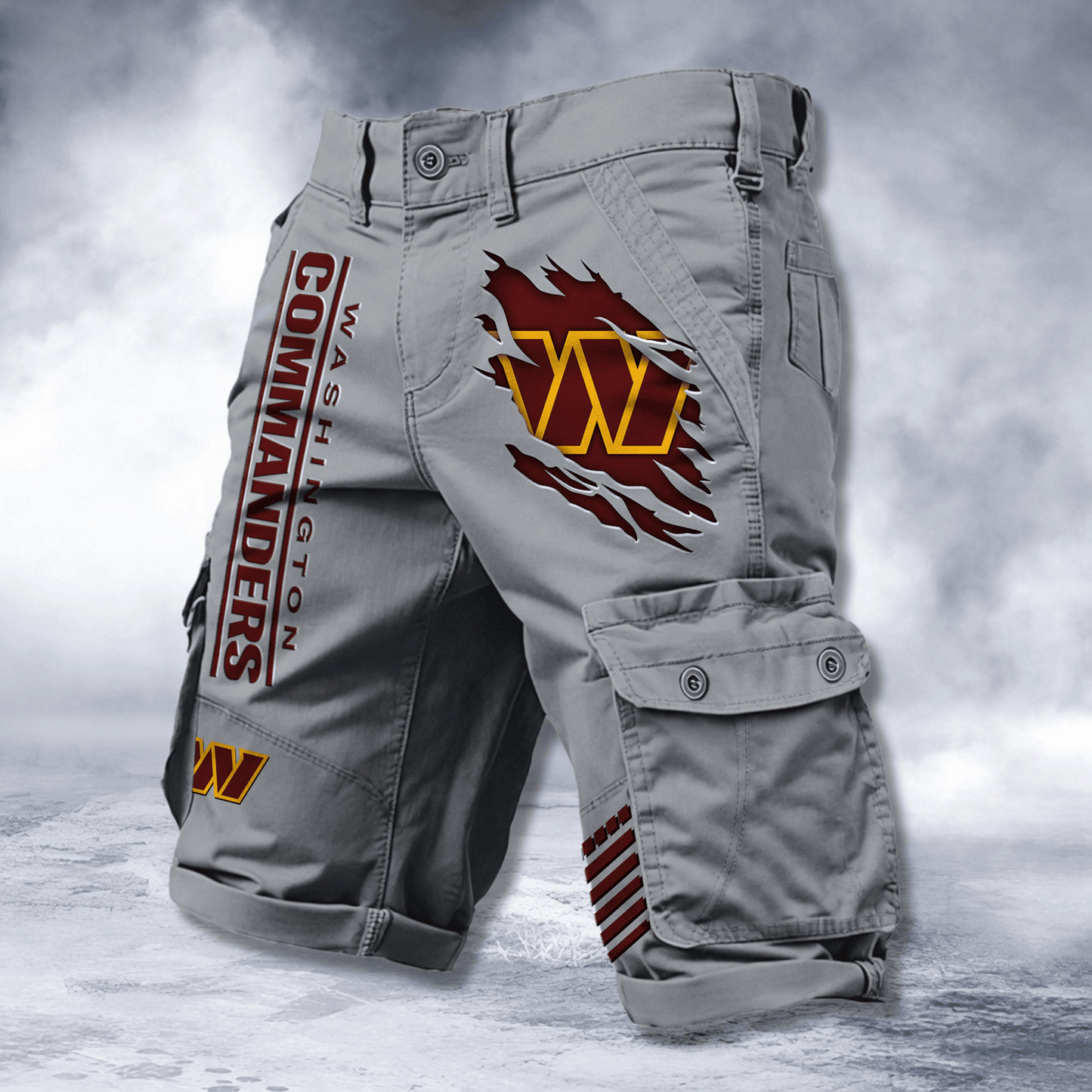 WAS x NFL Cotton Cargo Shorts DATND TANTD 2705