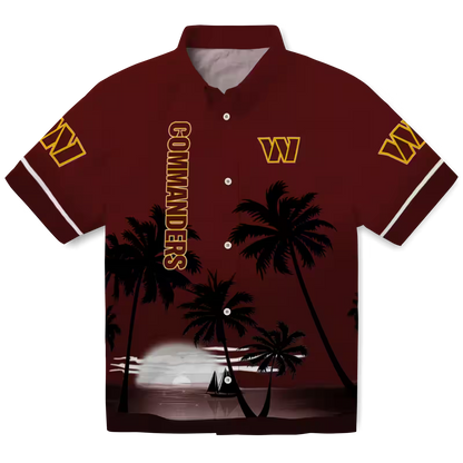 WAS x NFL Hawaiian Shirt – Beach Sunset DATND TANTD 270526