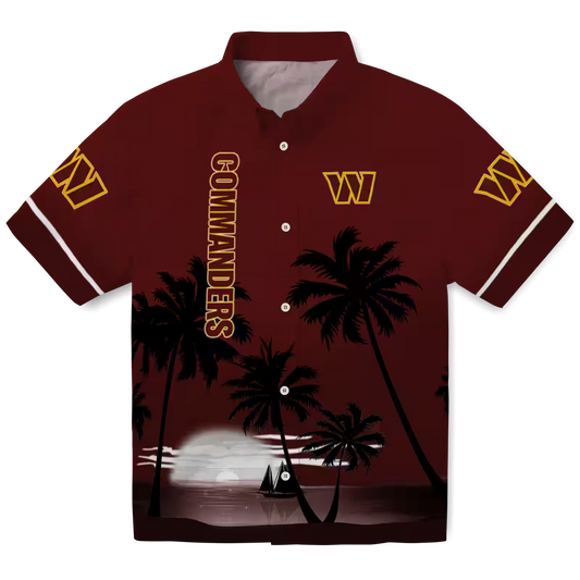 WAS x NFL Hawaiian Shirt – Beach Sunset DATND TANTD 270526