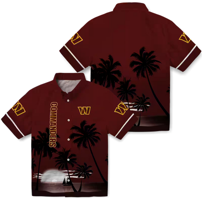 WAS x NFL Hawaiian Shirt – Beach Sunset DATND TANTD 270526