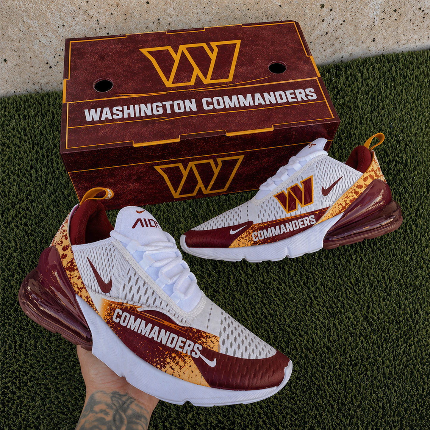 WAS x NFL Nike Air Max 270 Shoes 2104 DatND DVT