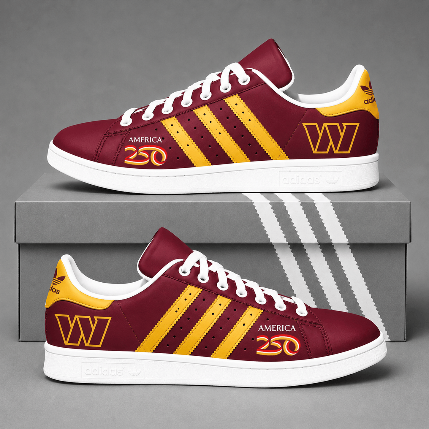 WAS x NFL Premium America 250 Team Pride Superstar Sneakers   150626