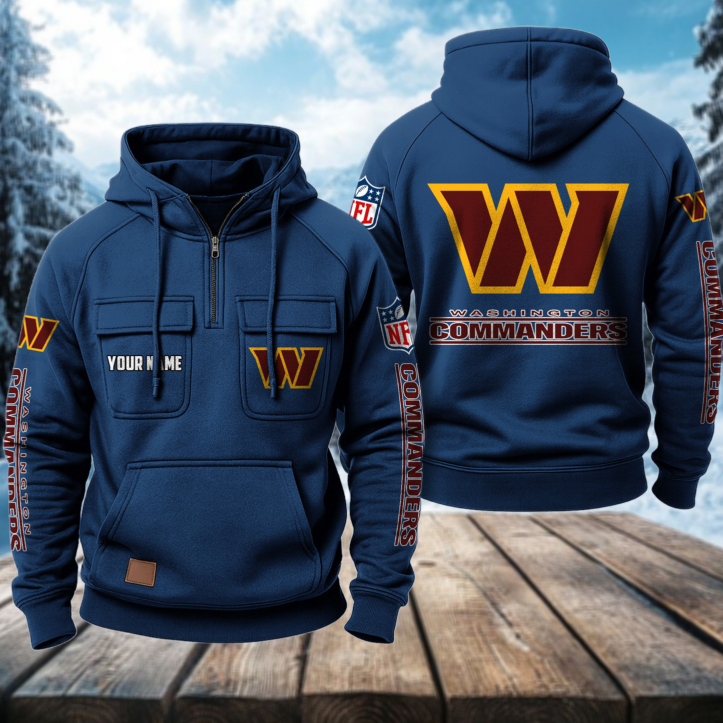 WAS x NFL Premium Hoodie DATND TANTD