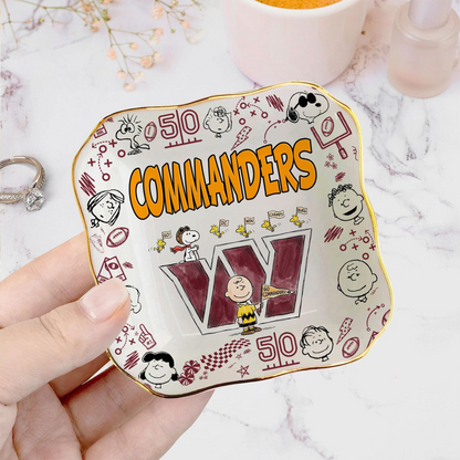 WAS x NFL Premium NFL Snoopy Jewelry Dish 0406 DatND DVT