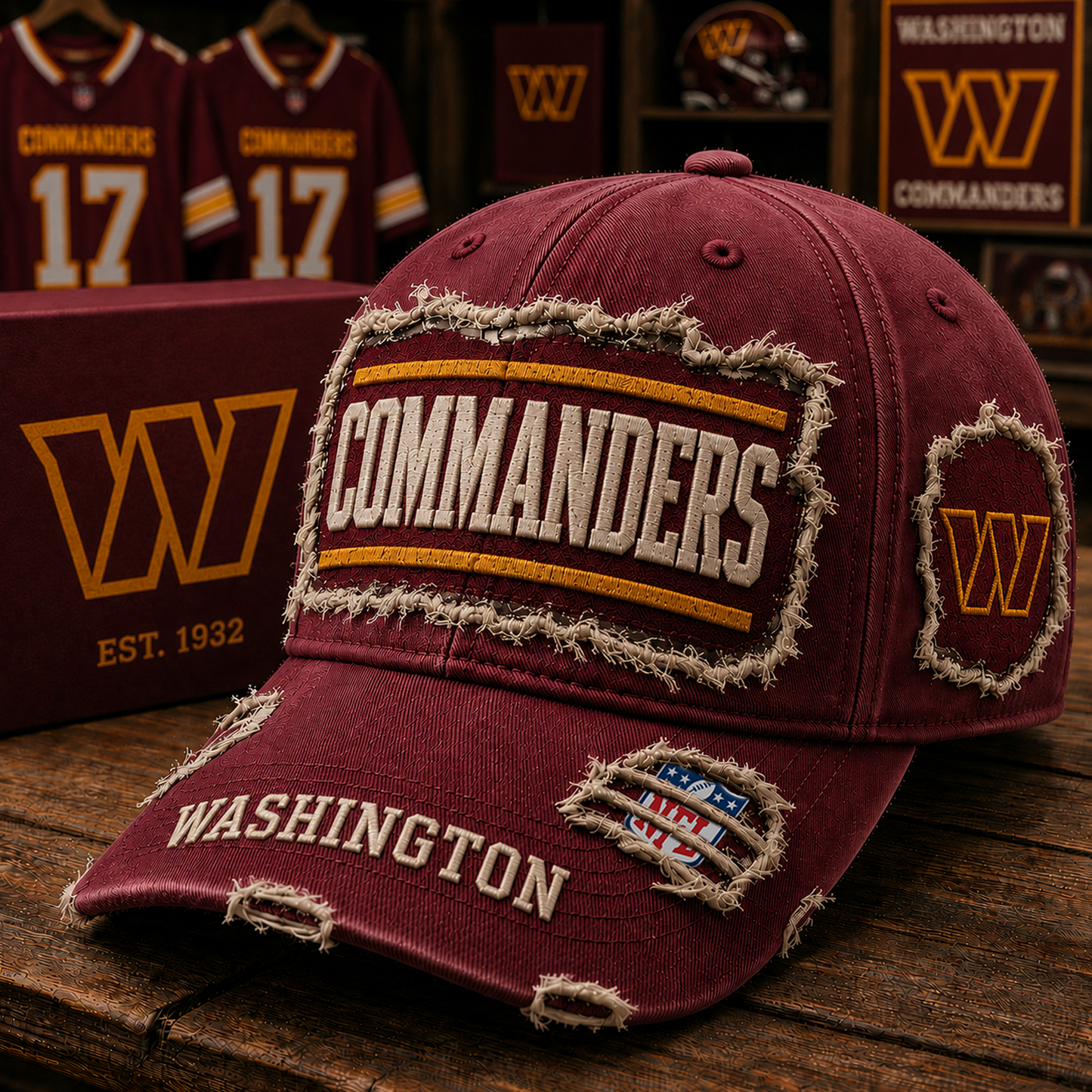 WAS x NFL Premium Patch Cap 1806