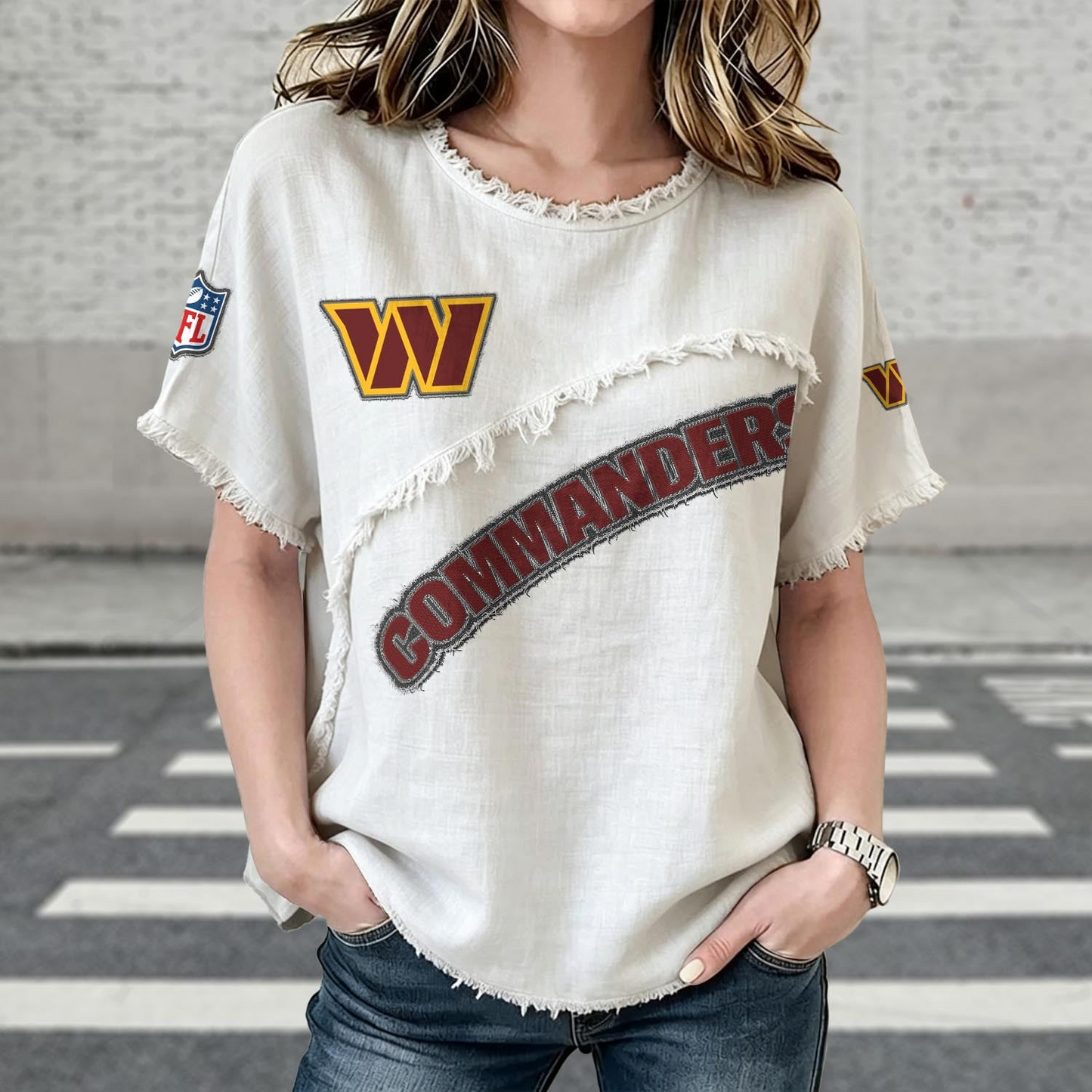 WAS x NFL Women’s Vintage O-Neck 2905 DatND DVT