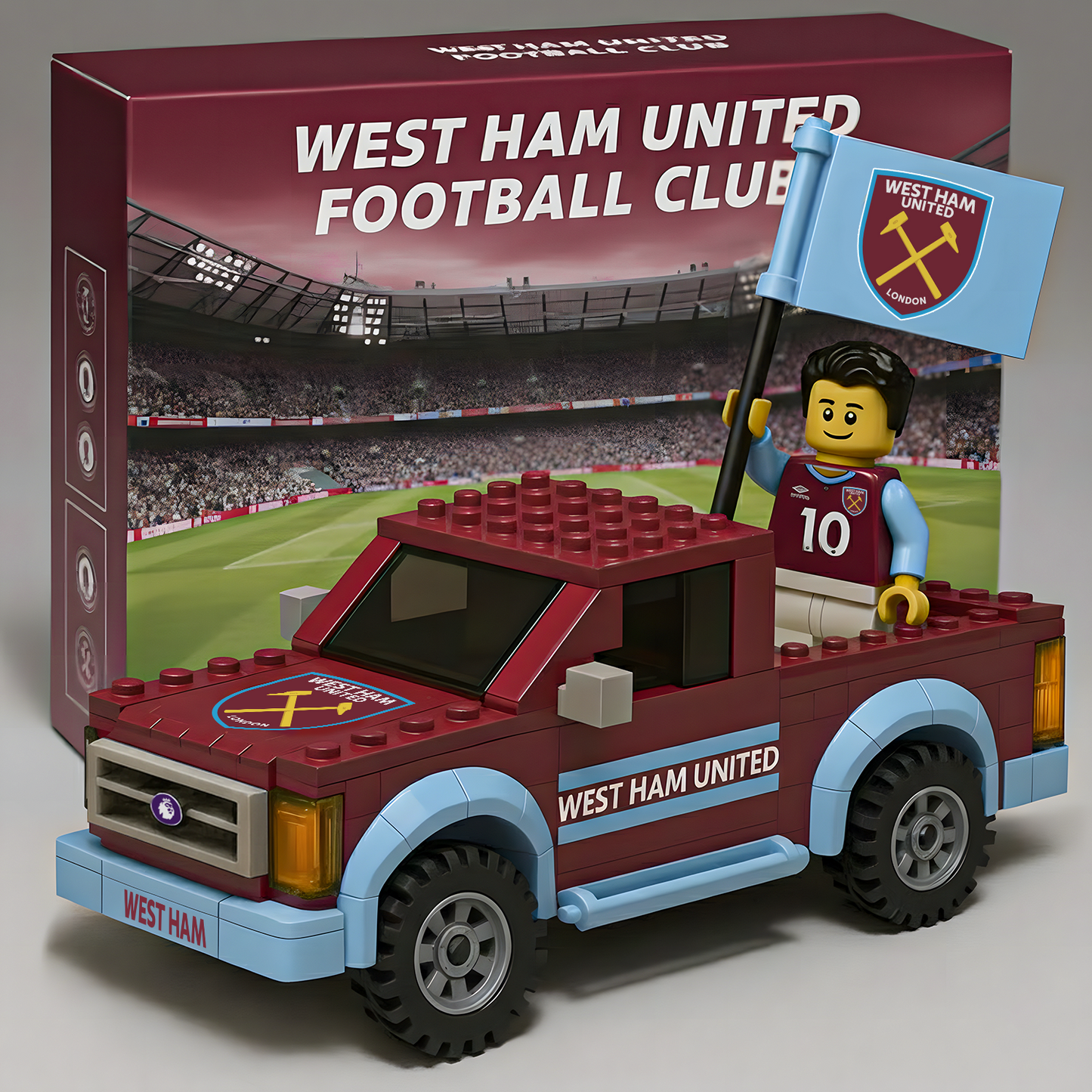 WHU x EPL Building Blocks Truck Toy Set 0212 DatND DVT