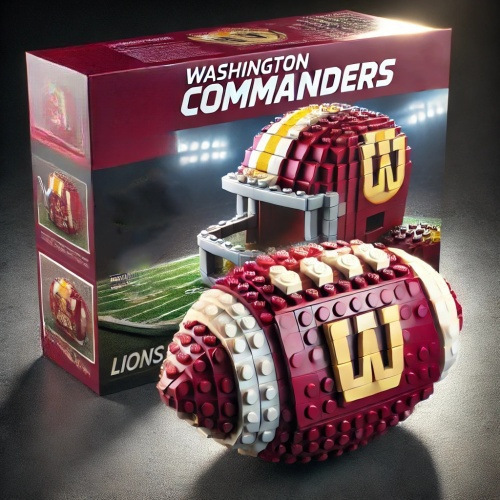 NFL Team Building Block Football Set DDT HLP HLPHUONG