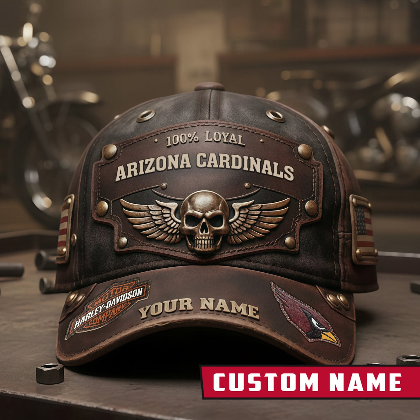 AC x NFL Harley-Davidson Vintage Cap NAK CTKT