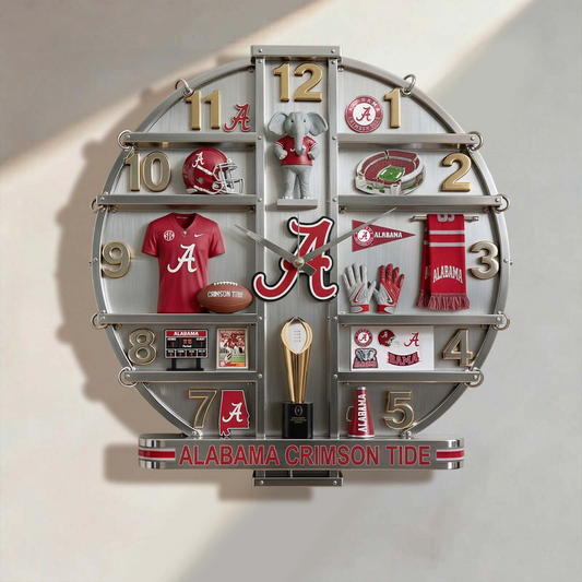 ACT x MLB Home Decorative 3D Visual Effect Acrylic Wall Clock NAK CTKT