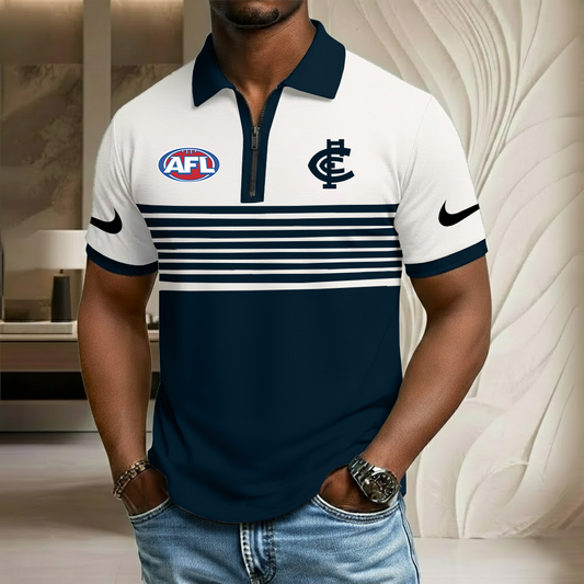 AFL x CA Sport Zip Polo Golf Shirt HLP HLPHUONG